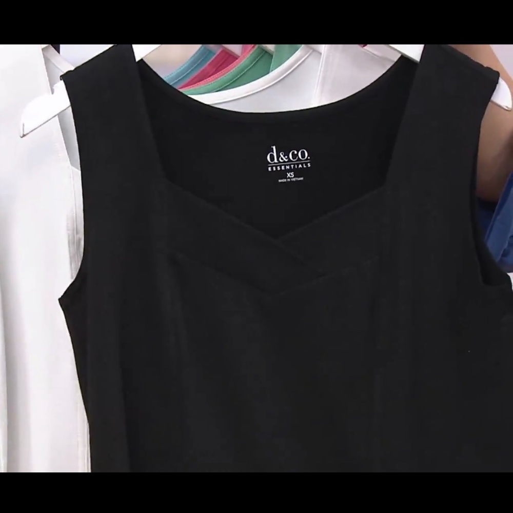 Essentials Knit Tank Top with Seaming Detail